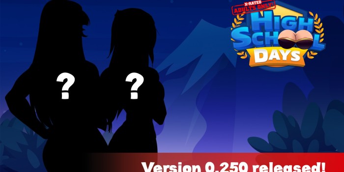 High School Days v0.25 - Now Available!